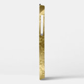 Coques Case-Mate iPhone Damas florales noir et or (Verso / Gauche)