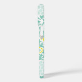 Coques Case-Mate iPhone Damas florales rétro avec nom personnalisé (Verso / Gauche)