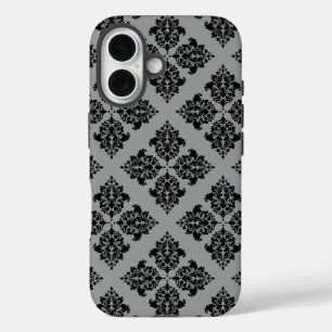 Coques iPhone 16 Damas marocaine noire
