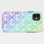 Coques Case-Mate iPhone Damas moderne pastel arc-en-ciel (Dos (Horizontal))