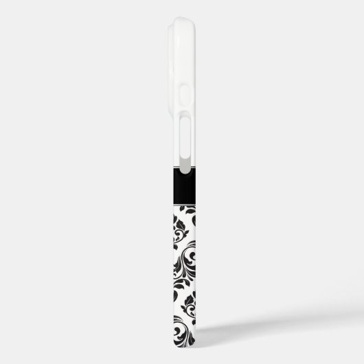 Coques Case-Mate iPhone Damas monogrammes (Verso / Gauche)