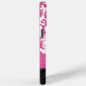 Coques Case-Mate iPhone Damas rose Personnalisé Fleur de lis (Verso / Droite)