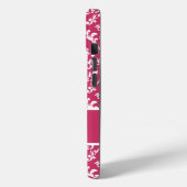 Coques Case-Mate iPhone Damas roses #1 avec monogramme à Victoria Shaylee (Verso / Gauche)