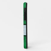 Coques Case-Mate iPhone Damas vert avec ruban (Dos/Gauche)
