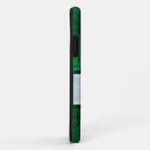 Coques Case-Mate iPhone Damas vert avec ruban (Dos/Droite)