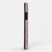 Coques Case-Mate iPhone Damas violet et blanc (Dos/Droite)