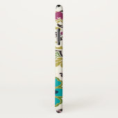 Coques Case-Mate iPhone Damask Floral Patterns Plum Turquoise (Dos/Droite)