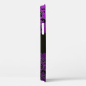 Coques Case-Mate iPhone DAMASK GEM MONOGRAM Violet violet Améthyste (Verso / Droite)