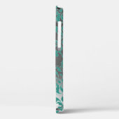 Coques Case-Mate iPhone DAMASK GEM MONOGRAS bleu blanc (Verso / Gauche)