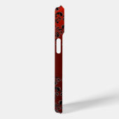 Coques Case-Mate iPhone DAMASK GEM MONOGRAS Jaune rouge (Verso / Droite)