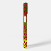 Coques Case-Mate iPhone DAMASK GEM MONOGRAS jaune rouge (Verso / Droite)
