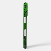 Coques Case-Mate iPhone DAMASK GEM MONOGRAS Jaune vert (Verso / Droite)