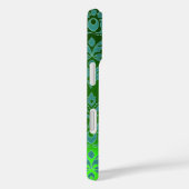 Coques Case-Mate iPhone DAMASK GEM MONOGRAS vert (Verso / Droite)