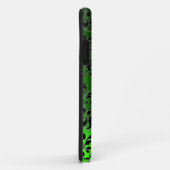 Coques Case-Mate iPhone DAMASK GEM MONOGRAS vert (Dos/Droite)