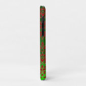 Coques Case-Mate iPhone DAMASK GEM MONOGRAS vert rouge (Dos/Gauche)