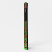Coques Case-Mate iPhone DAMASK GEM MONOGRAS vert rouge (Dos/Gauche)
