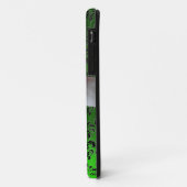 Coques Case-Mate iPhone DAMASK GIRLY MONOGRAM vert ruban blanc (Dos/Gauche)