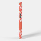 Coques Case-Mate iPhone Damask orange emberglow name (Verso / Droite)
