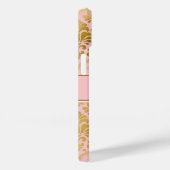 Coques Case-Mate iPhone Damask Patch Blush Pink Gold Nom Monogramme (Verso / Droite)