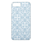 Coques Case-Mate iPhone Damassé bleu-clair (Dos)