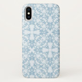 Coques Case-Mate iPhone Damassé bleu-clair (Dos)