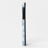 Coques Case-Mate iPhone Damassé bleu-clair (Dos/Gauche)