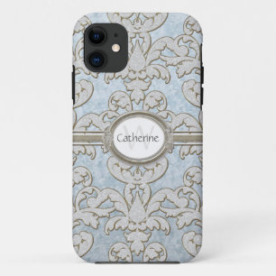 Coque Case-Mate Pour iPhone Damassé de feuille florale d'étincelle d'Iphone 5