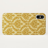 Coques Case-Mate iPhone Damassé d'or (Dos (Horizontal))