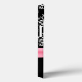 Coques Case-Mate iPhone Damassé noir et blanc chic  (Verso / Droite)