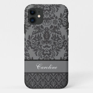 Case-Mate iPhone Case Damassé noire - beauté