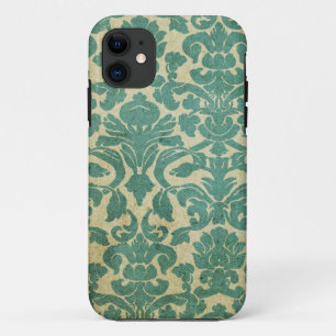 Etui iPhone Case-Mate Damassé vintage de vert sauge