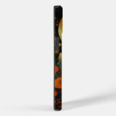 Coques Case-Mate iPhone Dame Art Nouveau dans le champ des fleurs rouges (Verso / Droite)