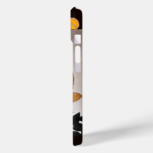 COQUES Case-Mate iPhone DAME AU MONOGRAMME DE ROSE ROUGE (Verso / Gauche)