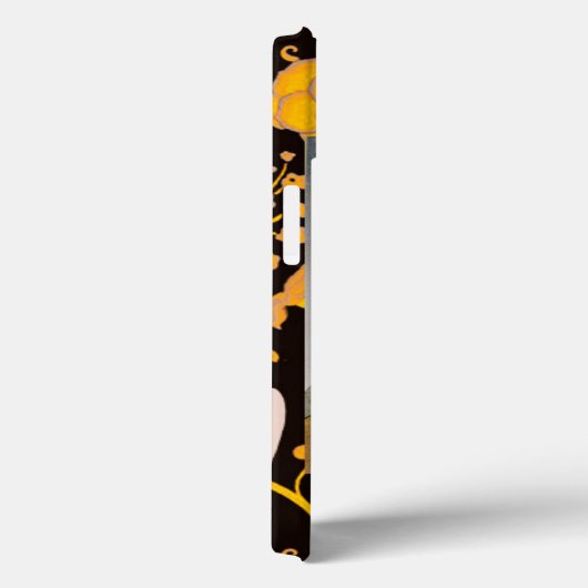 COQUES Case-Mate iPhone DAME AU MONOGRAMME DE ROSE ROUGE (Verso / Droite)