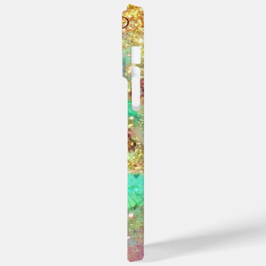 Coques Case-Mate iPhone DAME AVEC CHAT NOIR ET MASQUE Masquerade Monogramm (Verso / Gauche)