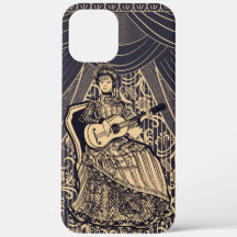 Dame avec guitare