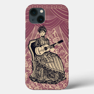 Case-Mate iPhone Case Dame avec guitare