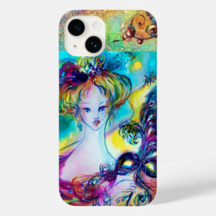 Coques Pour iPhone DAME AVEC MASQUE FEATHEREE Vénitien Masquerade Nui