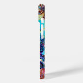 Coques Case-Mate iPhone DAME AVEC MASQUE FEATHEREE Vénitien Masquerade Nui (Verso / Gauche)