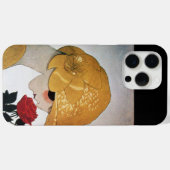 COQUES Case-Mate iPhone DAME AVEC ROSE ROUGE (Verso (horizontal))