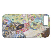 Coques Case-Mate iPhone Dame avec un ventilateur, Gustav Klimt (Dos (Horizontal))