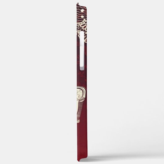 Coques Case-Mate iPhone dame boit du thé (Verso / Gauche)