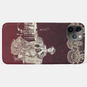 Coques Case-Mate iPhone dame boit du thé (Dos (Horizontal))