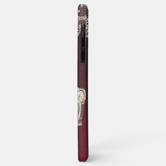 Coques Case-Mate iPhone dame boit du thé (Dos/Gauche)