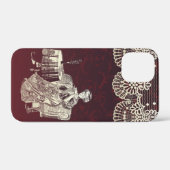 Coques Case-Mate iPhone dame boit du thé (Verso (horizontal))