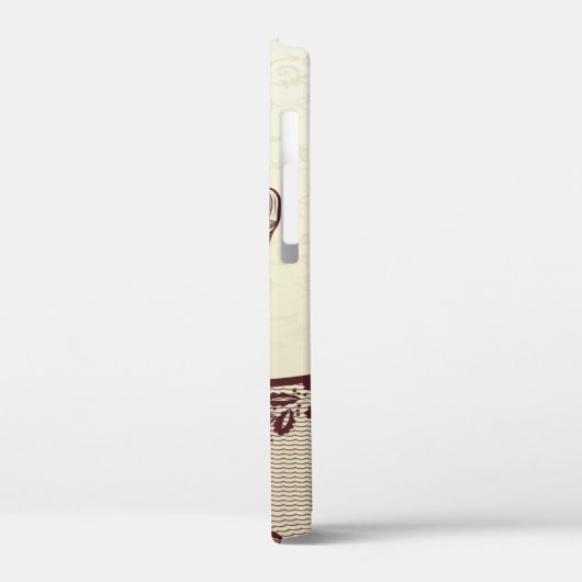 Coques Case-Mate iPhone dame boit du thé (Verso / Gauche)