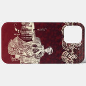 Coques Case-Mate iPhone dame boit du thé (Verso (horizontal))