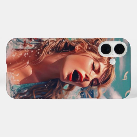 Coques Case-Mate iPhone Dame chantante (Verso (horizontal))