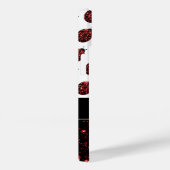 Coques Case-Mate iPhone Dame coccinelle fausses paillettes motif monogramm (Verso / Droite)