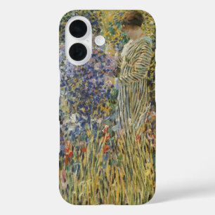 Coques iPhone 16 Dame dans un jardin par Frederick Frieseke, Beaux-